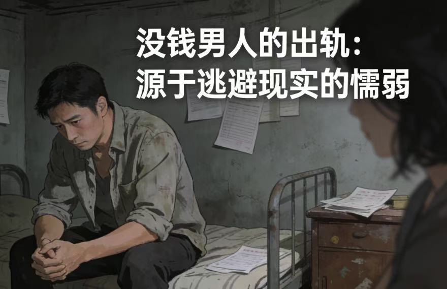 没钱男人的出轨：源于逃避现实的懦弱
