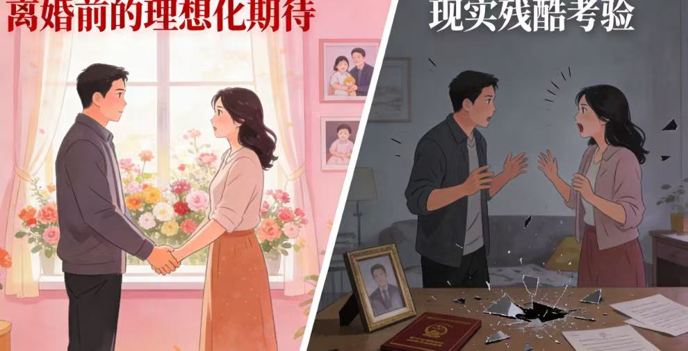 离婚前的理想化期待 vs 现实残酷考验