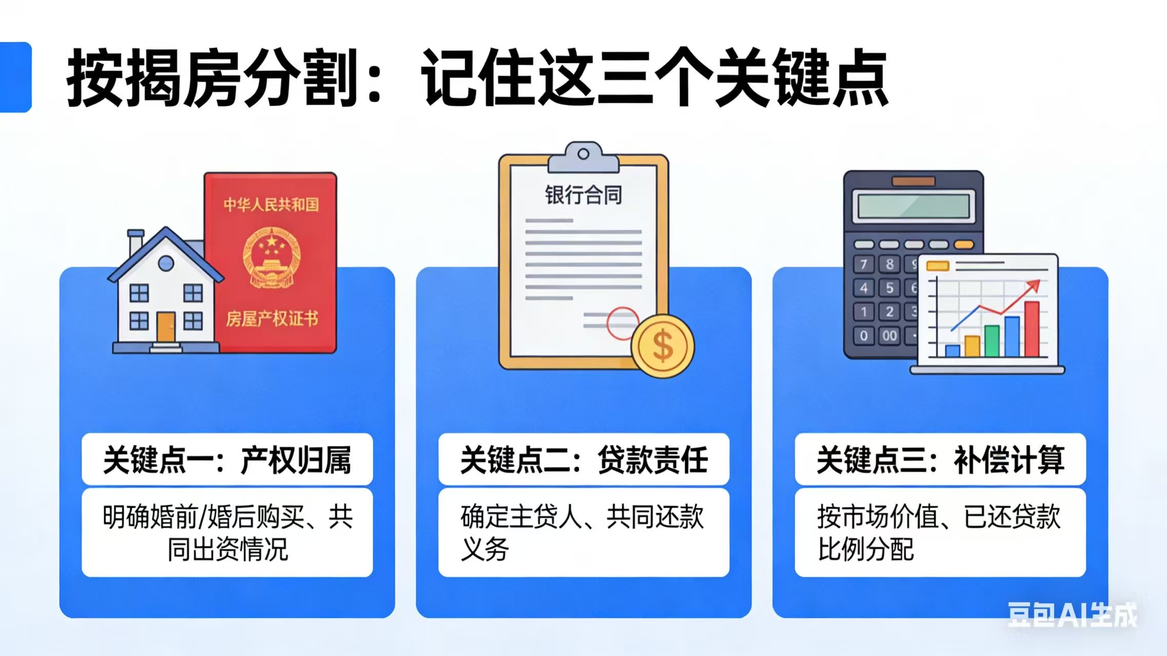 按揭房分割：记住这三个关键点