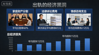 婚外情是亏本投资？从经济账看清出轨的真实代价