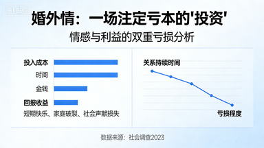 婚外情是亏本投资？从经济账看清出轨的真实代价
