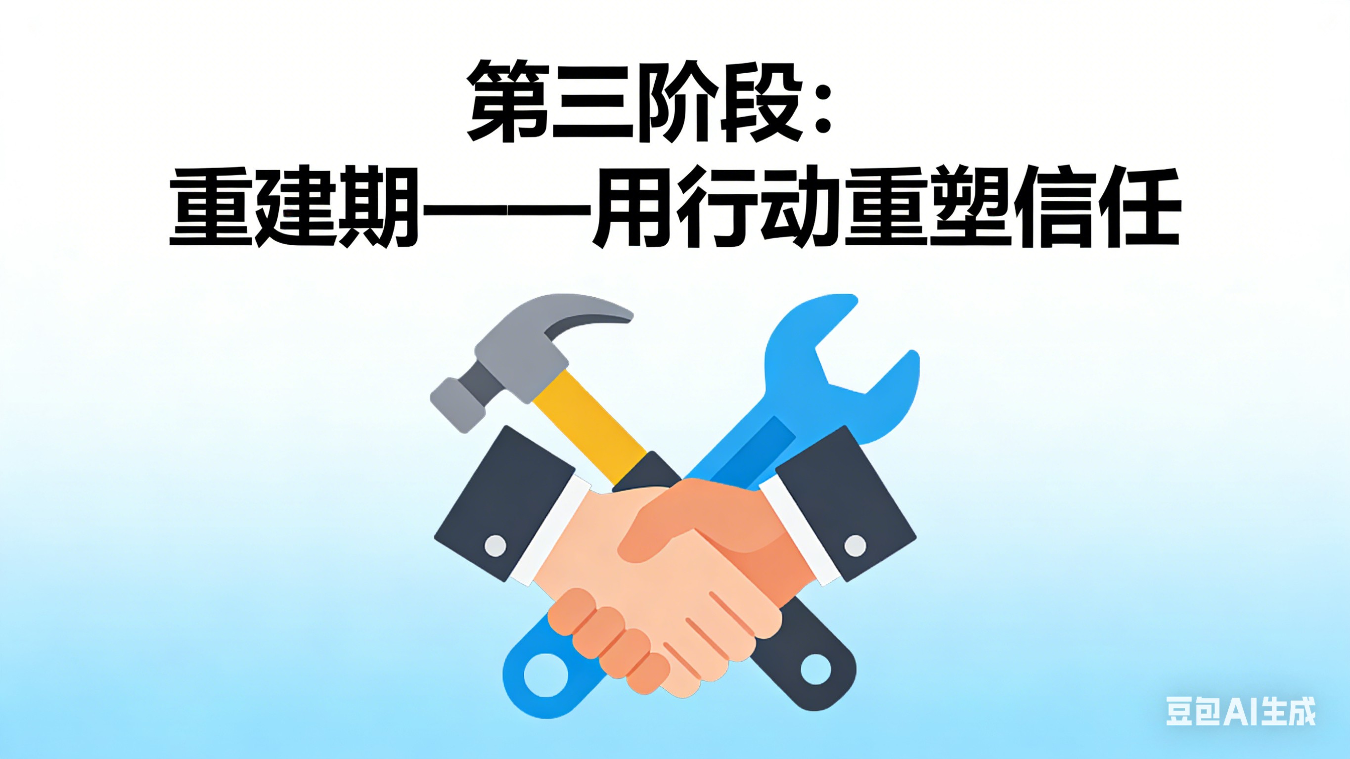 第三阶段：重建期——用行动重塑信任