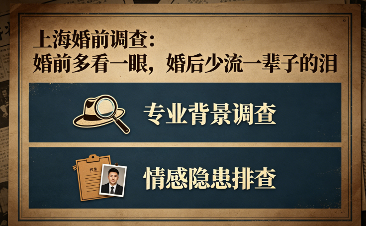 上海婚前调查:婚前多看一眼,婚后少流一辈子的泪