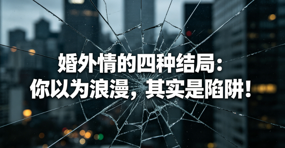 婚外情的四种结局：你以为浪漫，其实是陷阱！